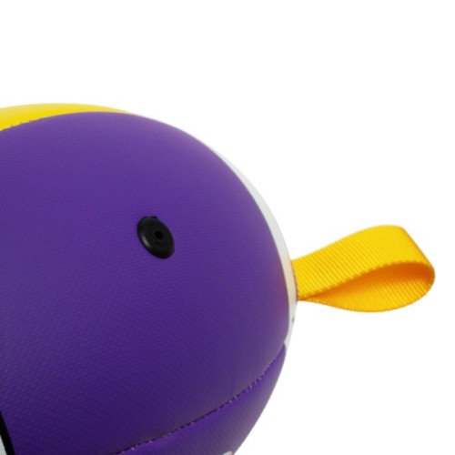 Іграшка для собак MISOKO&CO М'яч надувний у формі м'яча для регбі фіолетовий з жовтим 41 см (KINMSK70118)
