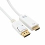 Кабель мультимедійний DisplayPort M to HDMI M 2.0m Extradigital (KBD1669)