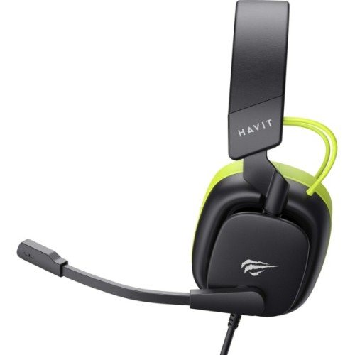 Навушники Havit H2048U USB 7.1 Black/Green (6939119034078)