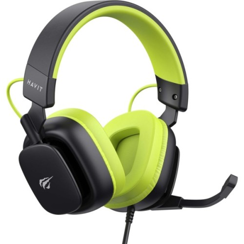 Навушники Havit H2048U USB 7.1 Black/Green (6939119034078)