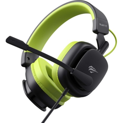 Навушники Havit H2048U USB 7.1 Black/Green (6939119034078)