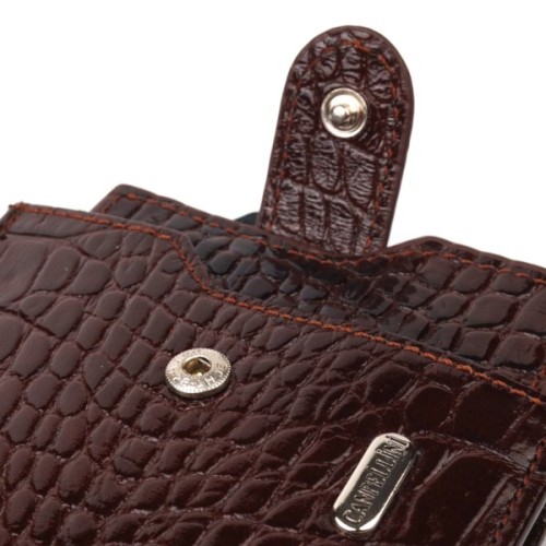 Гаманець Canpellini З натуральної шкіри Коричневий (21503)