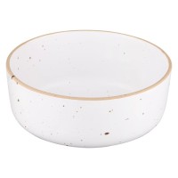 Салатник Ardesto Midori, 700мл, 16см, кераміка, білий (AR0116MW)