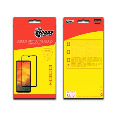 Скло захисне Dengos SuperD для IPhone 13 Pro Max (black) (TGFG-SD-06)