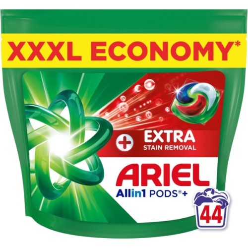 Капсули для прання Ariel Pods+ All-in-1 Extra Stain Removal Екстрасила виведення плям 44 шт. (8700216764940)