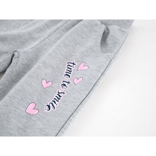 Спортивний костюм дитячий Breeze TIME TO SMILE (20888-110G-gray)