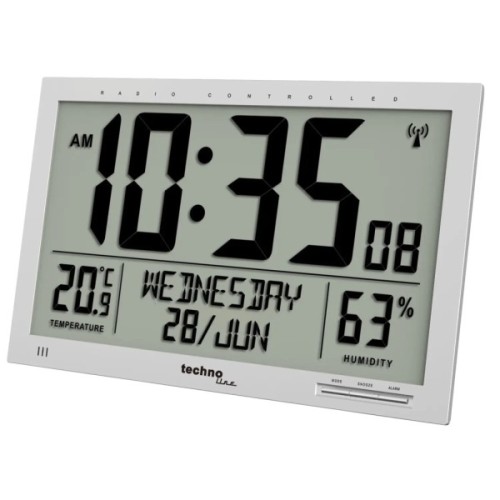 Настінний годинник Technoline WS8013 Silver (DAS301790)