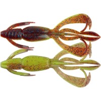 Силікон рибальський Keitech Crazy Flapper 2" (8 шт/уп) EA15 grape chart red flk (1551.14.60)