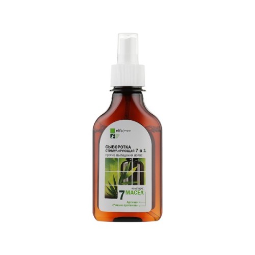 Сироватка для волосся Elfa Pharm 7 олій Стимулююча проти випадіння волосся 7 в 1 100 мл (5901845500593)