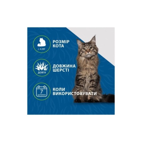 Фурмінатор для тварин FURminator для котів із довгою шерстю Long Hair М/L (4048422151357)