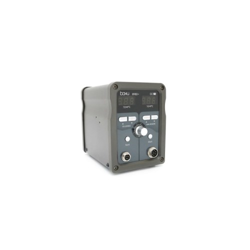 Паяльна станція Bakku BA-898D+, 2в1, цифрова індикація, паяльник/паяльний фен, блок регулювання, Box (BAKU BA-898D+)