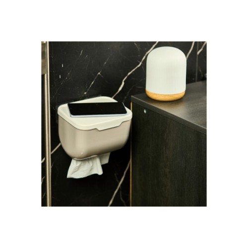 Тримач паперу туалетного Алеана 171022 Какао / біла троянда (000028221)