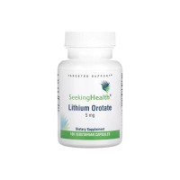 Трави Seeking Health Літій оротат, 5 мг, Lithium Orotate, 100 вегетаріанських капсул (SKH-52061)
