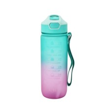 Пляшка для води Gusto Went зелено-фіолетова 750 мл (GT-699016-750)