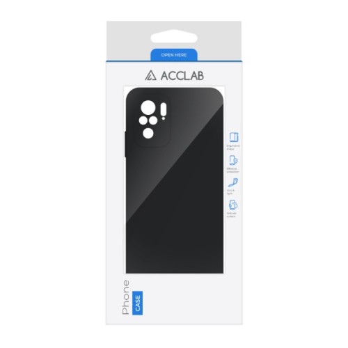 Чохол до мобільного телефона ACCLAB SoftShell Xiaomi Redmi Note 10 4G Black (1283126619717)