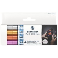 Набір маркерів Schneider металік Paint-It 0,8 мм 4 шт (ML01011501)