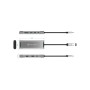 Концентратор J5create USB-C 9-in-1 2xUSB 3.2 + 2xUSB-C PD + 2xHDMI 4K + DisplayPort + SD/TF + RJ45 1000Mbps gray (JCD397-N)