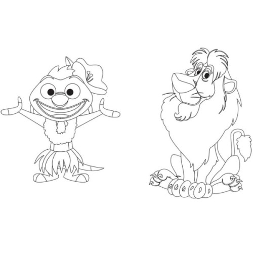 Книга Disney Маля. Гра з кольором. Король Лев Ранок (9789667503888)