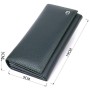Гаманець ST Leather З натуральної шкіри Зелений (23099)