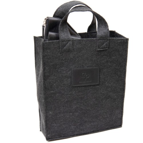 Сумка Grande Pelle Шкіряна через плече Чорна (11439)