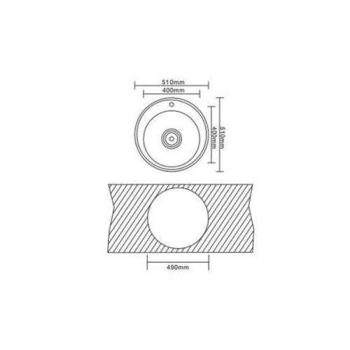 Мийка кухонна Interline RONDO sateen