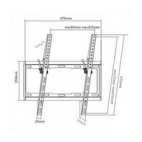 Кронштейн Brateck LP34-44T