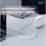 Зарядний пристрій Digitus 3xUSB-C + 1xUSB PD140W GaN white (DA-10305)