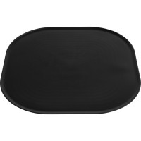 Килимок під миски Fiboo Антиковзкий 43х22 см чорний (FIB0014)