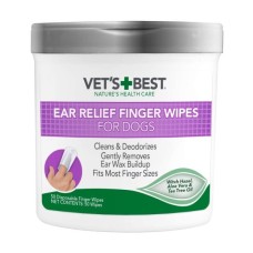 Вологі серветки для тварин Vet's Best Для чищення вух 50 шт (0031658000005)