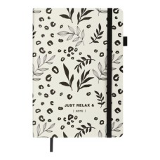 Книга записна Buromax RELAX А5 96 аркушів лінія, білий (BM.295201-12)