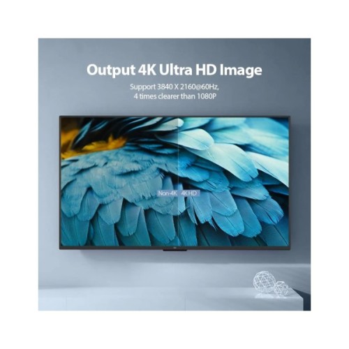 Кабель мультимедійний HDMI M to HDMI M 1.0m 4K60Hz black Vention (AAIBF)