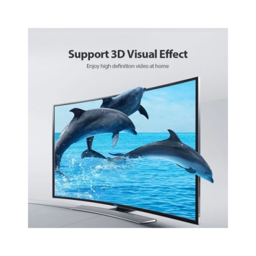 Кабель мультимедійний HDMI M to HDMI M 1.0m 4K60Hz black Vention (AAIBF)