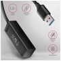 Концентратор AXAGON USB 3.1 to 4xUSB 3.0 1.2m black (HUE-M1AL)