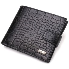 Гаманець Canpellini З натуральної шкіри Чорний (21790)