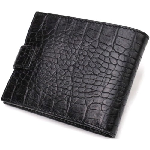 Гаманець Canpellini З натуральної шкіри Чорний (21790)