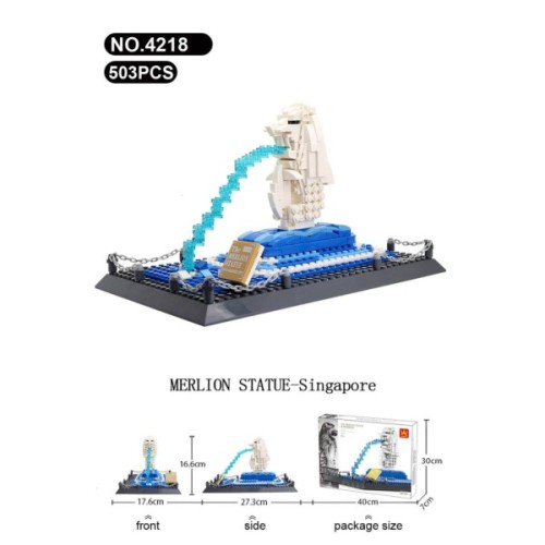 Конструктор Wange Статуя Мерліон, Сінгапур (WNG-Merlion)