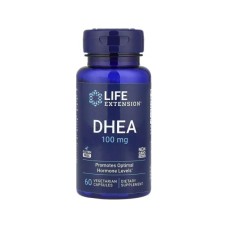 Вітамінно-мінеральний комплекс Life Extension Дегідроепіандростерон, 100 мг, DHEA, 60 вегетаріанських кап (LEX-16896)