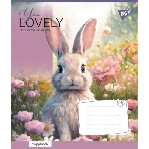 Зошит Yes You Lovely 12 аркушів лінія (766954)