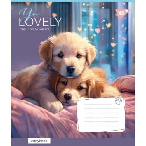 Зошит Yes You Lovely 12 аркушів лінія (766954)