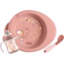 Набір дитячого посуду Chicco Set Prima Pappa 6м+ Рожевий (16200.15)