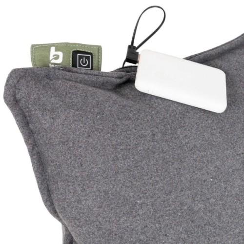 Туристична подушка Bo-Camp з підігрівом Skudde USB Powerbank Grey (1849355) (DAS303864)