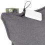 Туристична подушка Bo-Camp з підігрівом Skudde USB Powerbank Grey (1849355) (DAS303864)