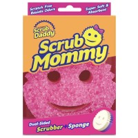 Губки кухонні Scrub Daddy Scrub Mommy Рожево-фіолетова 1 шт. (5060481022040/5060481023900)