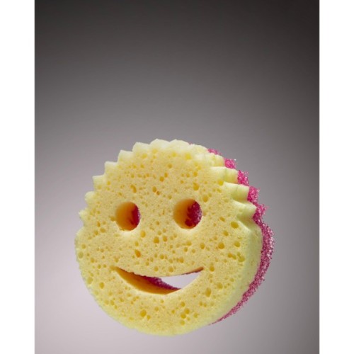 Губки кухонні Scrub Daddy Scrub Mommy Рожево-фіолетова 1 шт. (5060481022040/5060481023900)