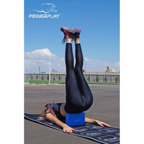 Блок для йоги PowerPlay 4006 Yoga Brick Синий (PP_4006_Blue_Yoga_Brick)
