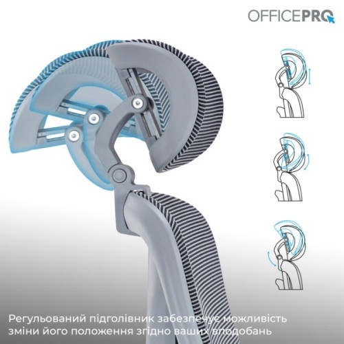 Офісне крісло OfficePro Atlas OC630G-DG-DG (OC630-G-DG-DG)