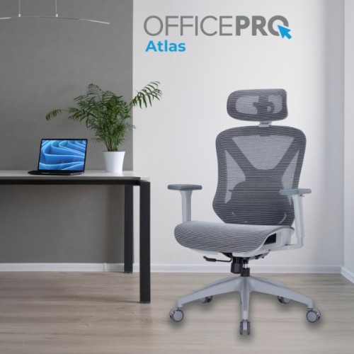 Офісне крісло OfficePro Atlas OC630G-DG-DG (OC630-G-DG-DG)