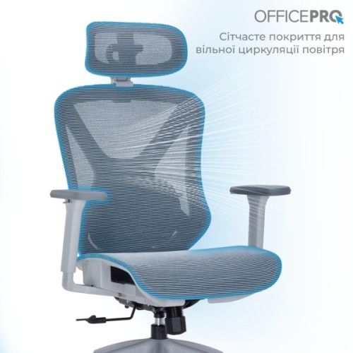Офісне крісло OfficePro Atlas OC630G-DG-DG (OC630-G-DG-DG)