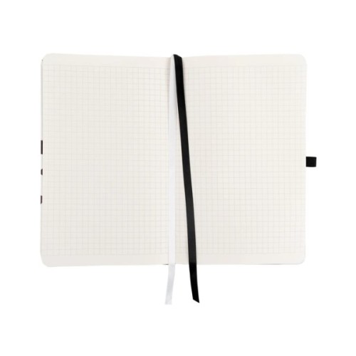 Книга записна Axent Partner Black&White, 125 х195 мм 96 аркушів клітинка (8621-10-A)