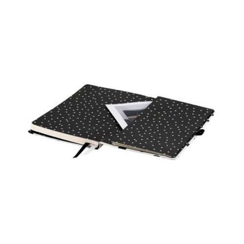 Книга записна Axent Partner Black&White, 125 х195 мм 96 аркушів клітинка (8621-10-A)